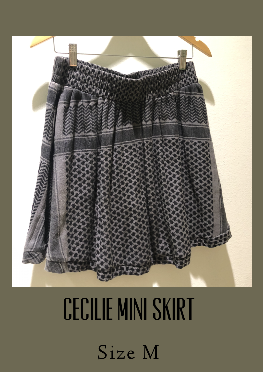 Cotton Skirt with Pockets -Medium - Milou Palm Beach
